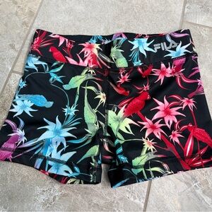 Fila Women’s Floral Print Athletic Shorts XS
